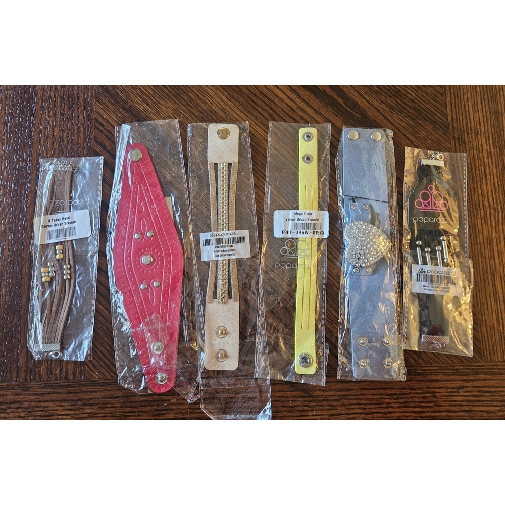Paparazzi Snap Bracelets NWT Lot of 6 Boho #243 Fashion Jewelry